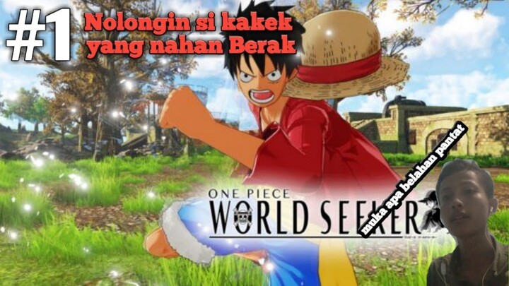One Piece World Seeker - Nolongin kakek yang sakit mencret