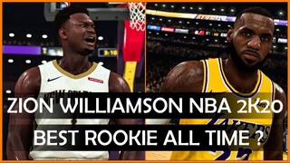 ZION WILLIAMSON vs NBA SUPERSTARS RATINGS IN ROOKIE YEAR IN NBA 2K