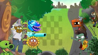 Plant vs Zombies ✔️Cactus + Chomper vs 9999 zombies  -- PVZ funny moments  2022 🅿227