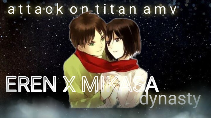 eren dan mikasa hanyalah dongeng kisah cinta🥲 dynasty amv typography