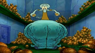 Krabby Patty adalah produk yang berbahaya, jika dimakan terlalu banyak akan meledak dan Squidward ha