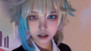 【阿萨Aza cos】拍到最后补光灯没电了 好暗…！！