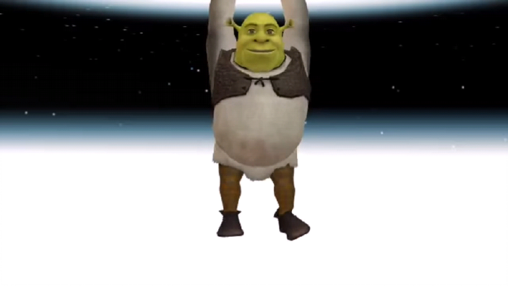 shrek dancing shalla lala~