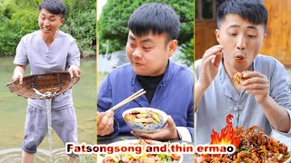 The fried fish that Fat songsong and I spent 3 hours making, so delicious! | mukbang