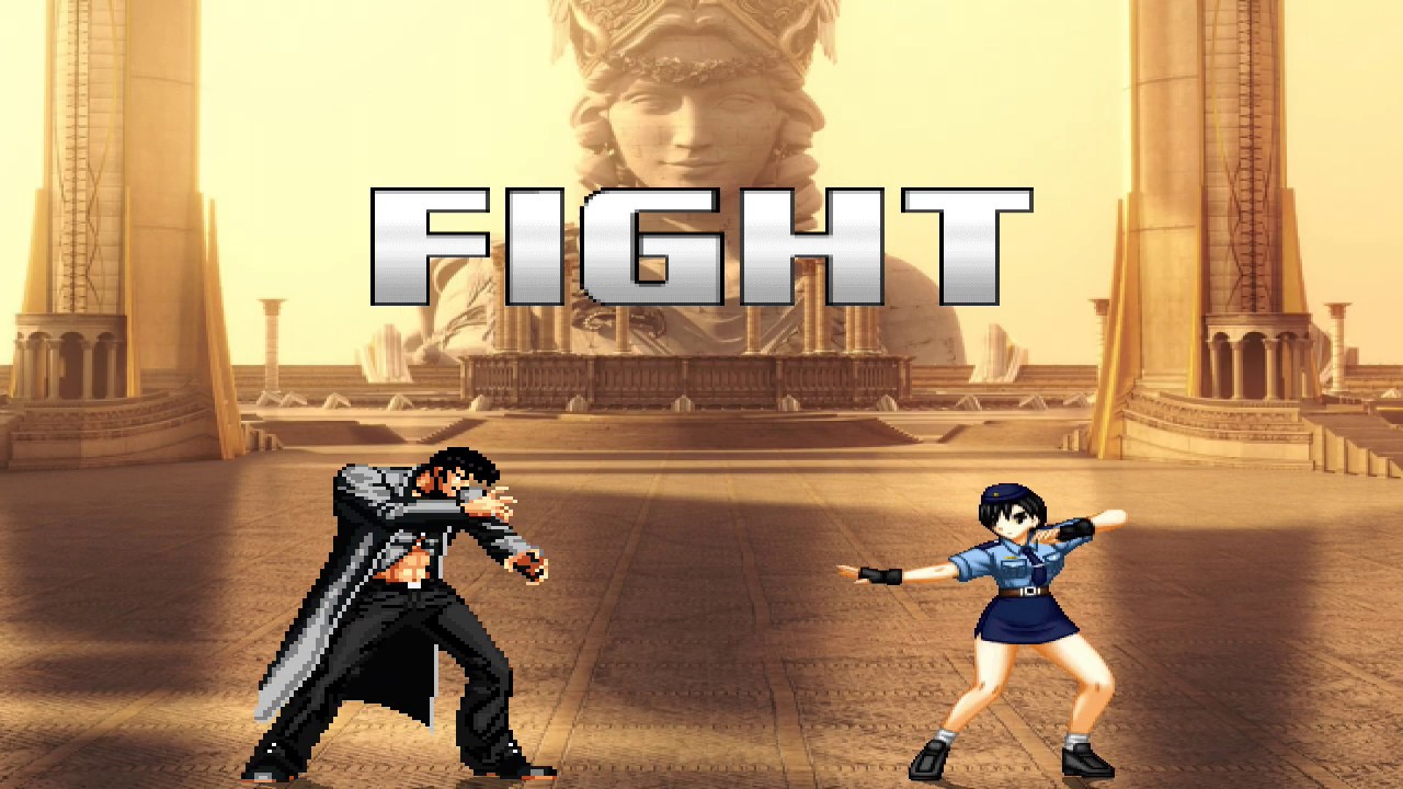 MUGEN KOF：Iori Yagami Team VS Athena Team - Bilibili