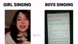 Boys Singing vs Girls Singing_