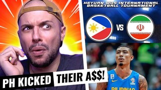 Philippines vs. Iran highlights | 2023 Heyuan WUS International Basketball Tournament | REACTION