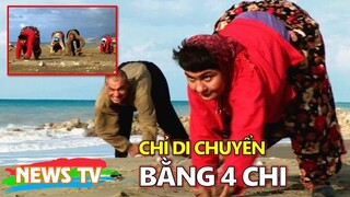 CỰC LẠ! Ngôi làng người dân chỉ biết di chuyển bằng 4 chi thay vì đi thẳng đứng