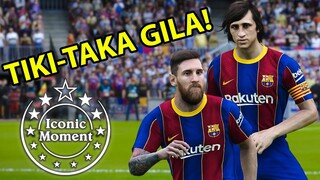 TIKI-TAKA GILA MESSI DAN CRUYFF! BIKIN LAWAN KEBINGUNGAN DAN MENYERAH! BANTAI SAMPAI NGAKAK!