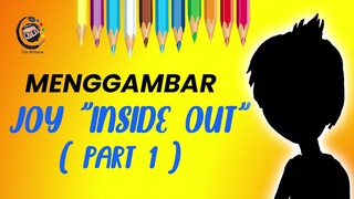 Menggambar si ceria Joy dari Inside Out ! part 1