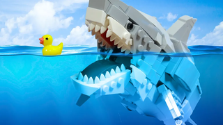 การทำ LEGO SHARK SASHIMI IRL 🦈 ASMR Mukbang Seafood / Stop Motion Video