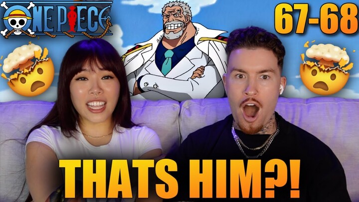 MEETING ANIME GARP! 🤯 | First Time Watching One Piece Anime! Ep 67-68