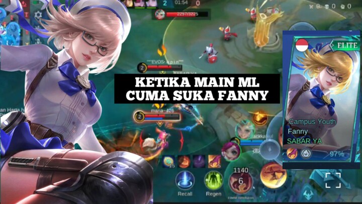 TIADA MAIN SELAIN PAKE HERO FANNY