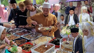 NGUAH Dak.. Beginilah Jajap Pengantin Menyusuri Jalan Terjal Melewati Dua Kabupaten