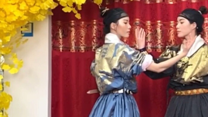 [Hati Kecil-Kemakmuran Kecil] "Lagu Naga Air" koreografi Hanfu tampan koreografi asli Mingtieli