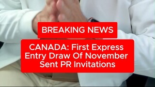 Briefing of Latest Express Entry Draw