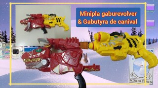 minipla gaburevolver & gabutyra de canival zyuden sentai kyoryuger