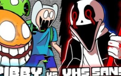 【Undertale动画/中文配音】如果腐化PIBBY遇到VHS SANS（生草）    （有件事要说明）