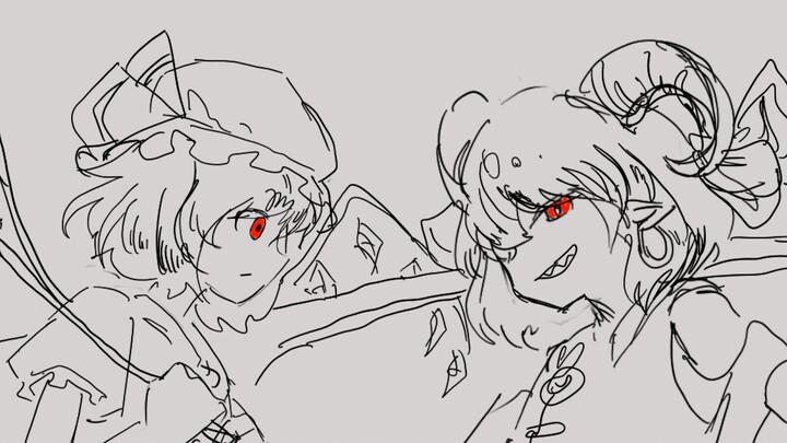 [Short Animation] Flandre vs. Taotie Yumo