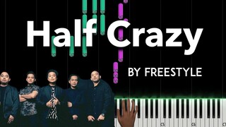 Half Crazy by Freestyle piano cover + sheet music & lyrics