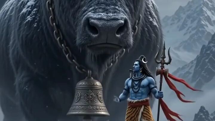 shiv ke nandi or vasuki