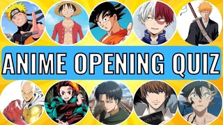 Guess The 40 ANIME OPENINGS // Anime Opening Quiz // Easy - Hard