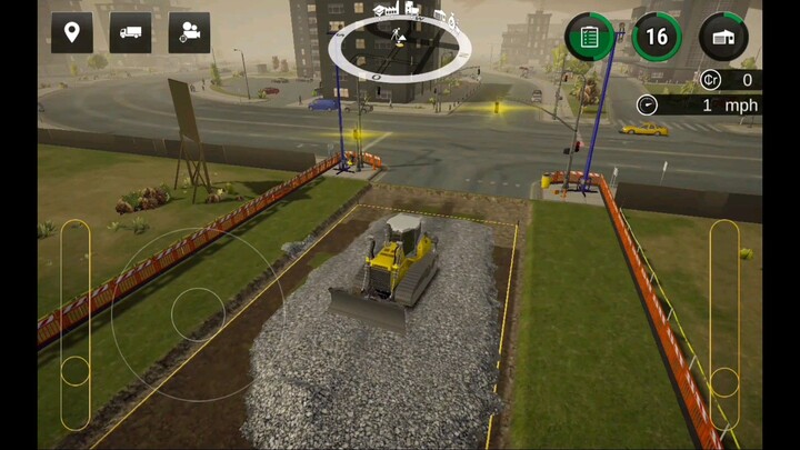 การก่อสร้างถนนเดียร์สตีท  ขับรถอัดหินเล็ก 🏗🛣Construction Simulator 2