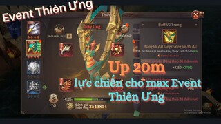 Event Thiên Ưng lên 20tr lực chiến quá đáng đồng tiền | Hyha Gaming
