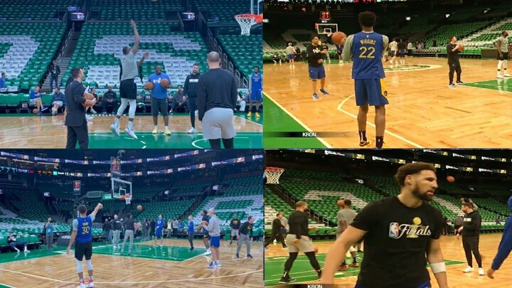 Curry,Klay,Poole, Wiggins and Green prep.for Game 6 🔥 /Warriors Practice