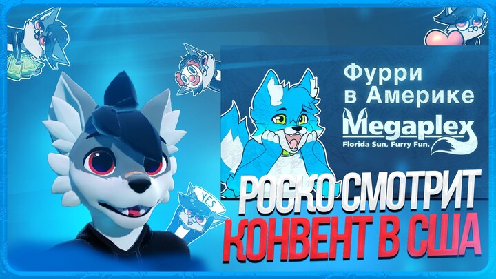 🐺 Роско смотрит Pazun Fox - Как я побывал на крупном фурри коне в США
