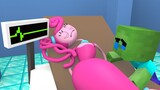 Monster School: R.I.P Mommy Long Legs - Baby Zombie sad life | Minecraft Animation