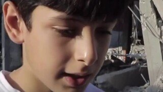 Interview of palestine child about Israeli genocide.