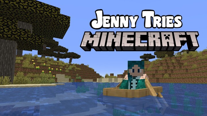 Jenny Mencoba Minecraft