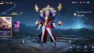 Liên Quân Mobile - Review Skin Arum Nữ Hoàng Gấu xám