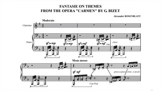 Alexander Rosenblatt - Fantasy on themes of Bizet's Carmen (audio + sheet music)