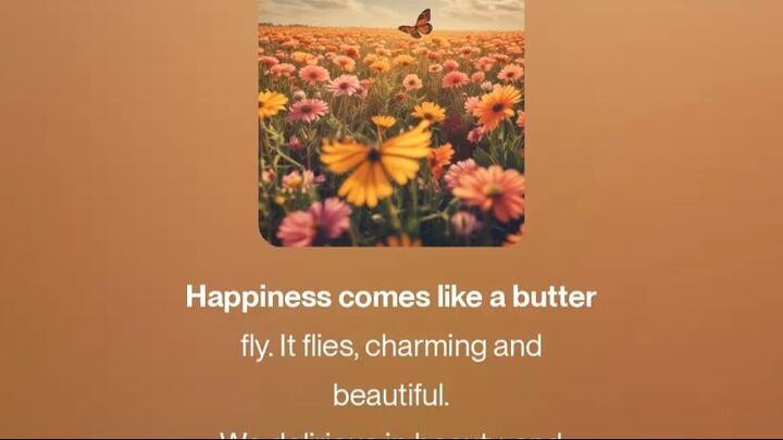 Happiness is believing.
