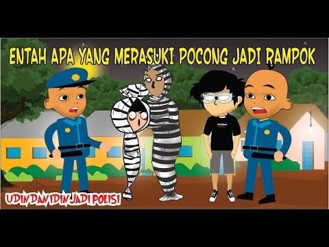 ENTAH APA YANG MERASUKI POCONG #upinipinterbaru