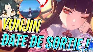 NOUVEAU PERSONNAGE 4★ YUNJIN Date de Sortie + Info GENSHIN IMPACT