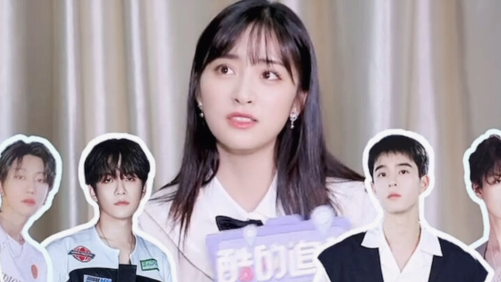 Shen Yue, who grew up surrounded by handsome guys—just for reference.