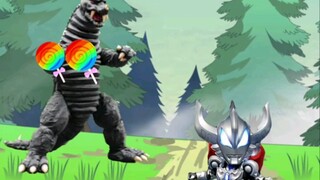 Give the monster two lollipops.