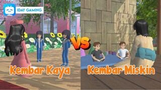 KEMBAR KAYA VS KEMBAR MISKIN - SAKURA SCHOOL SIMULATOR