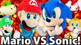 Crazy Mario Bros: Mario VS Sonic!