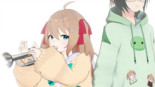 【Neuro/MMD】AI confession is rejected and tortures dad madly