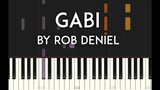 Gabi by Rob Deniel Synthesia piano tutorial with sheet music