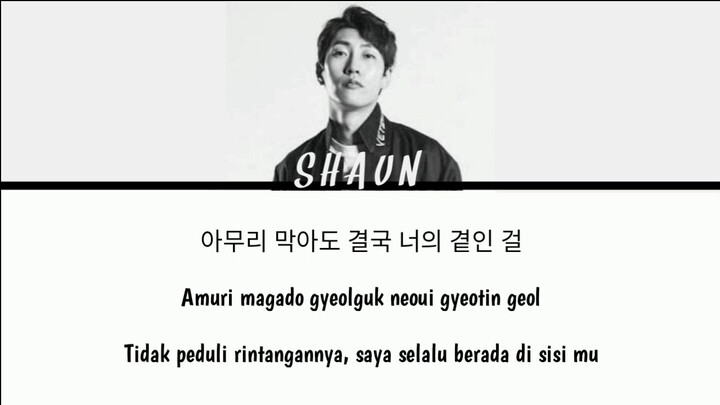 ( INDO SUB ) SHAUN (숀) – Way Back Home (집으로 가는 길) Lyrics/가사 [Color Coded Han_Rom_Ind]