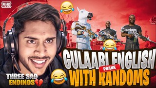 Gulaabi English 😂 Prank With Randoms + Three Sad Endings 💔