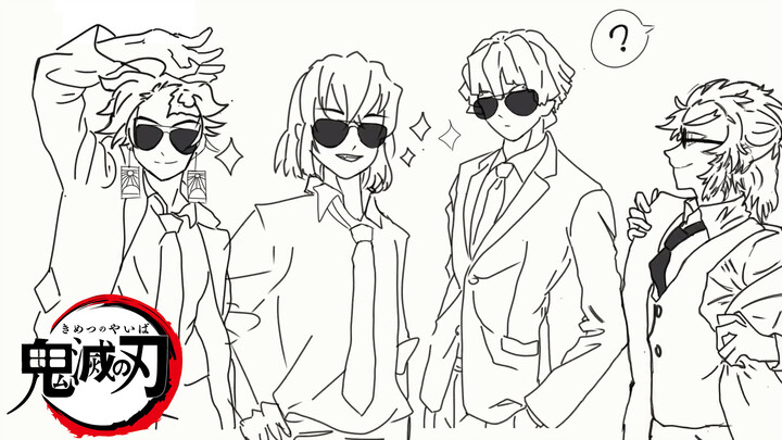 【Demon Slayer/Animatic】We Are Popular Men of Demon Slayer.