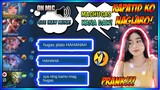 ON MIC KAPATID KONG BABAE NAGLARO PRANK!!! PINAGHUGAS AKO NG PLATO HAHAHA! | Mobile Legends