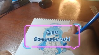 coloring Aqua || Konosubarashi