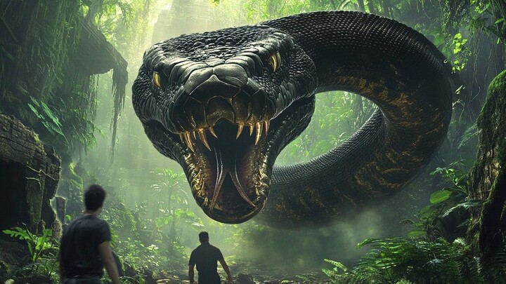 Giant Python Ambush! Expedition Team Trapped in Rainforest by Snake Horde, Hanging by a Thread! 2025
